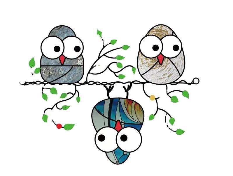 Wholesale Owl Color Pendant Garden Decoration