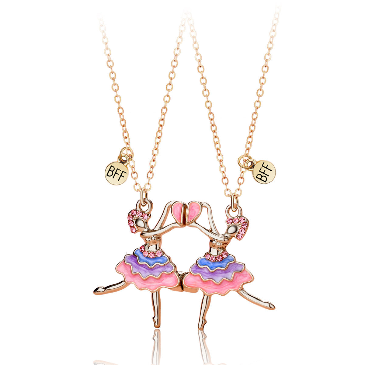 Wholesale Dancer Necklace  Good Friend Clavicle Chain Girl Necklace