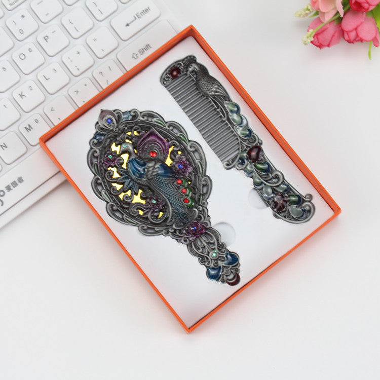 Wholesale Russian Style Retro Peacock Set Mirror