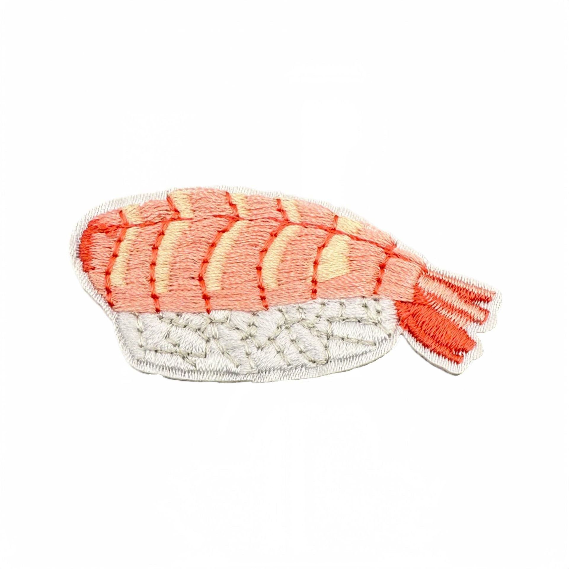Wholesale Cartoon Salmon Sushi Iron On Embroidery Patch Fashion Decorative Clothing Accessory For DIY Craft And Party Gift Resale