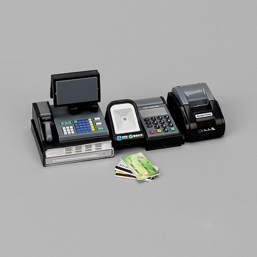 Wholesale Miniature cash register supermarket scene model Doll Accessories