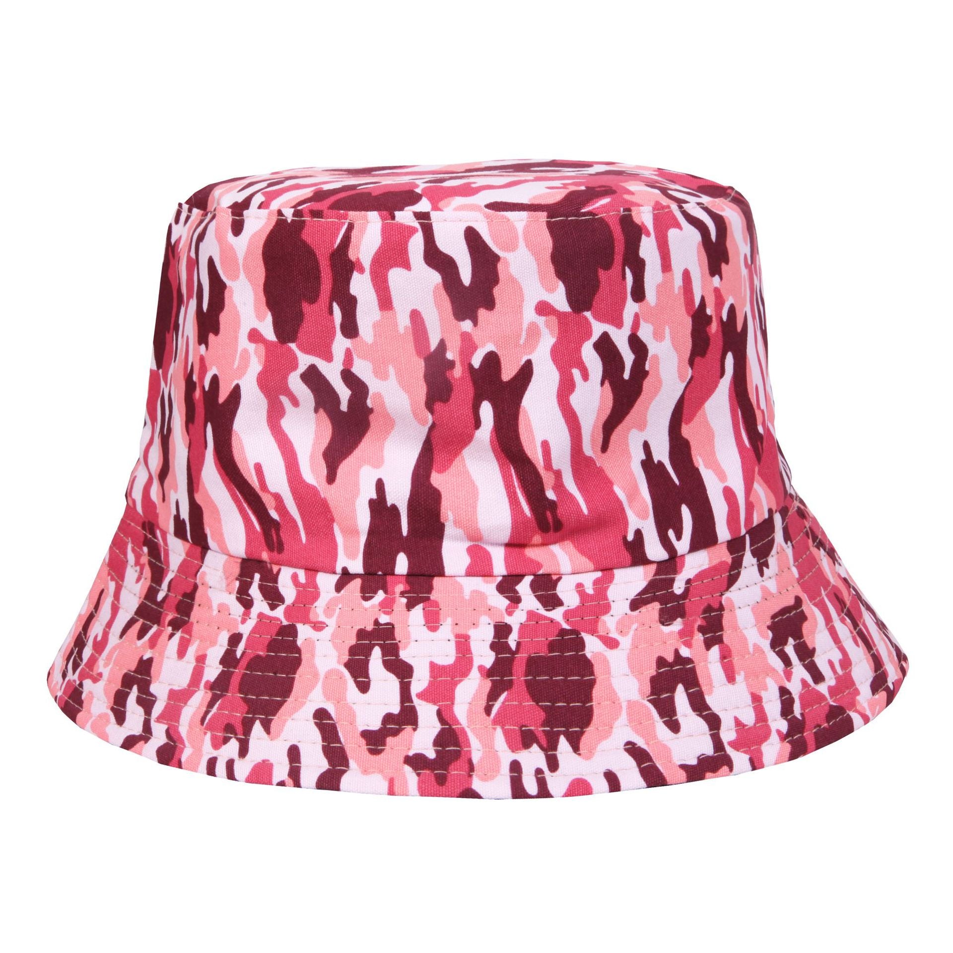 Sombrero de cubo de poliéster de camuflaje para el sol al por mayor