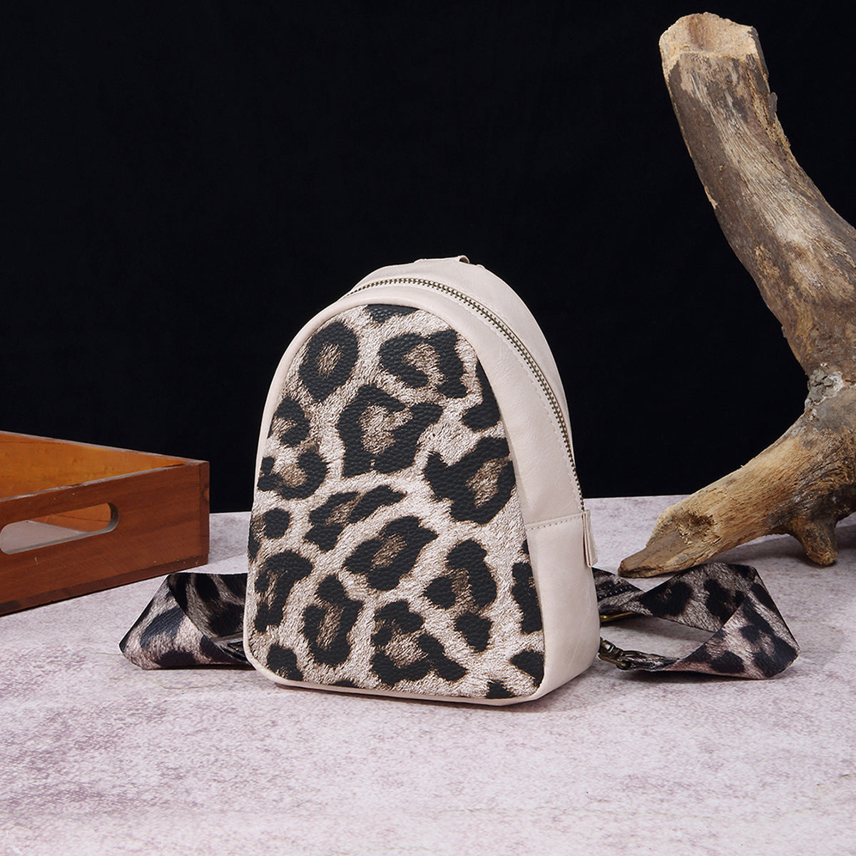 Wholesale Western Style Cow Pattern Retro Crossbody Bag