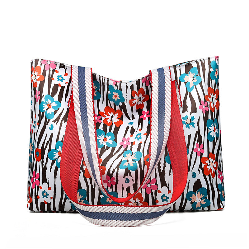 卸売オックスフォード布大容量プリントショルダーバッグ