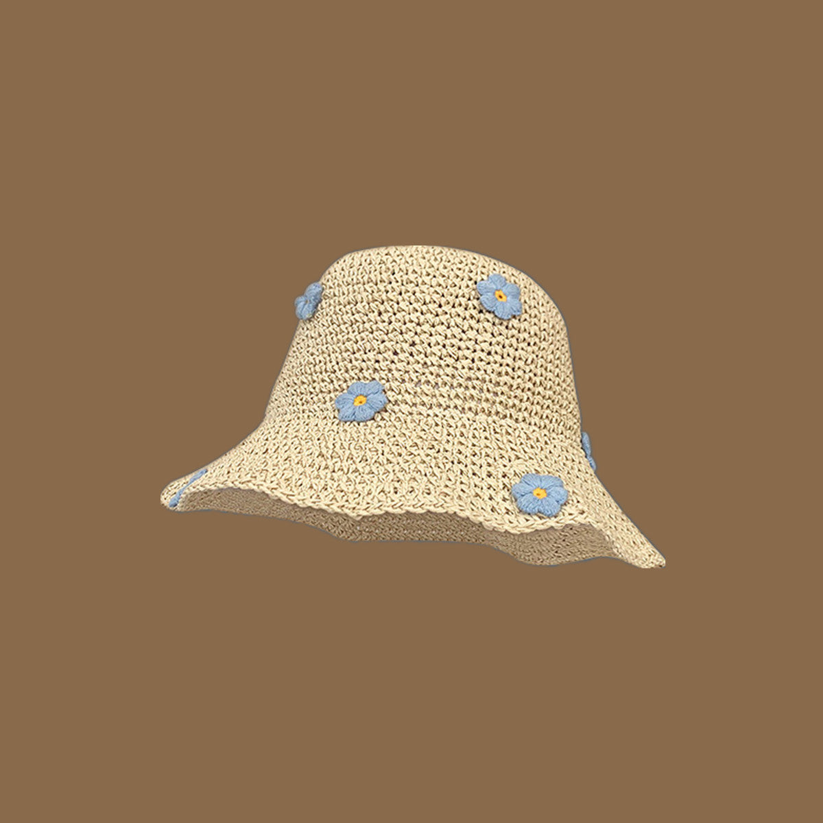 Wholesale Spring and Summer Handmade Straw Hats Sun Hat Travel Sun Hat