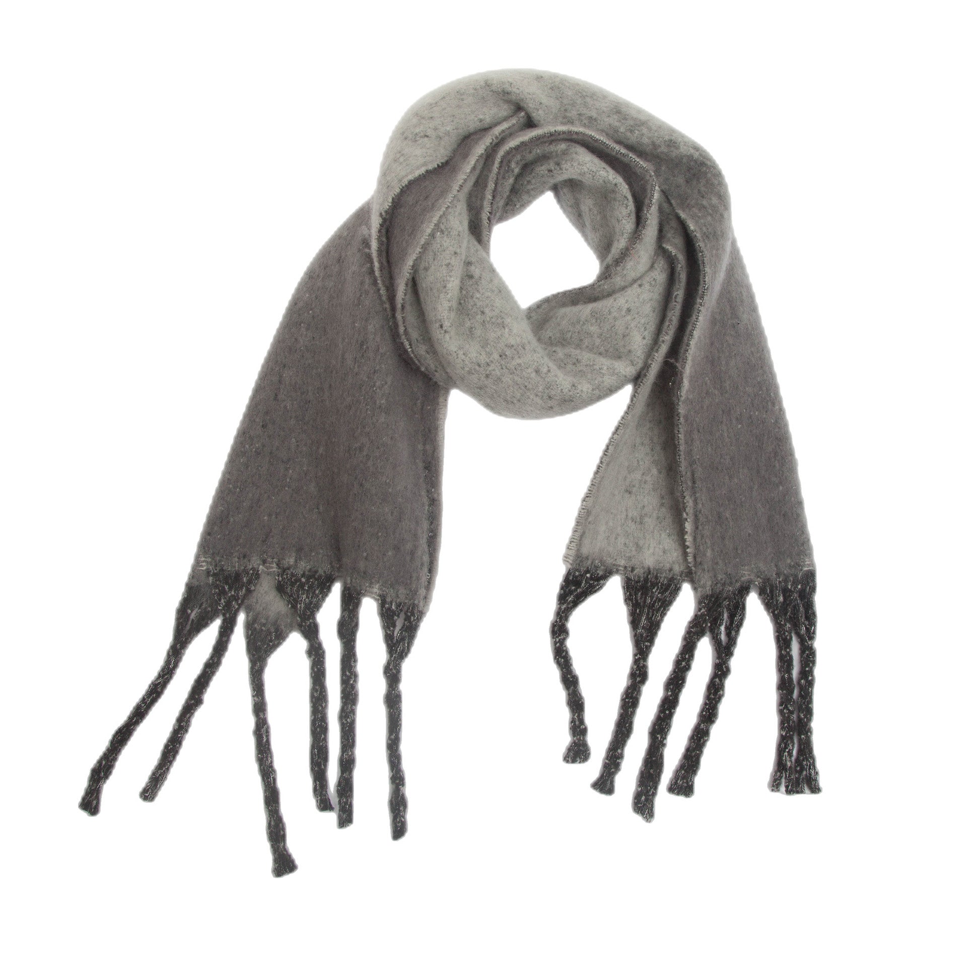Wholesale Winter Thickened Tassel Gradient Scarf