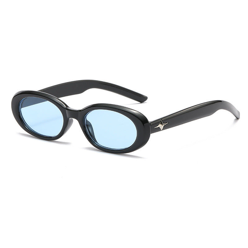 Wholesale of New Oval Rivet PC Sunglasses