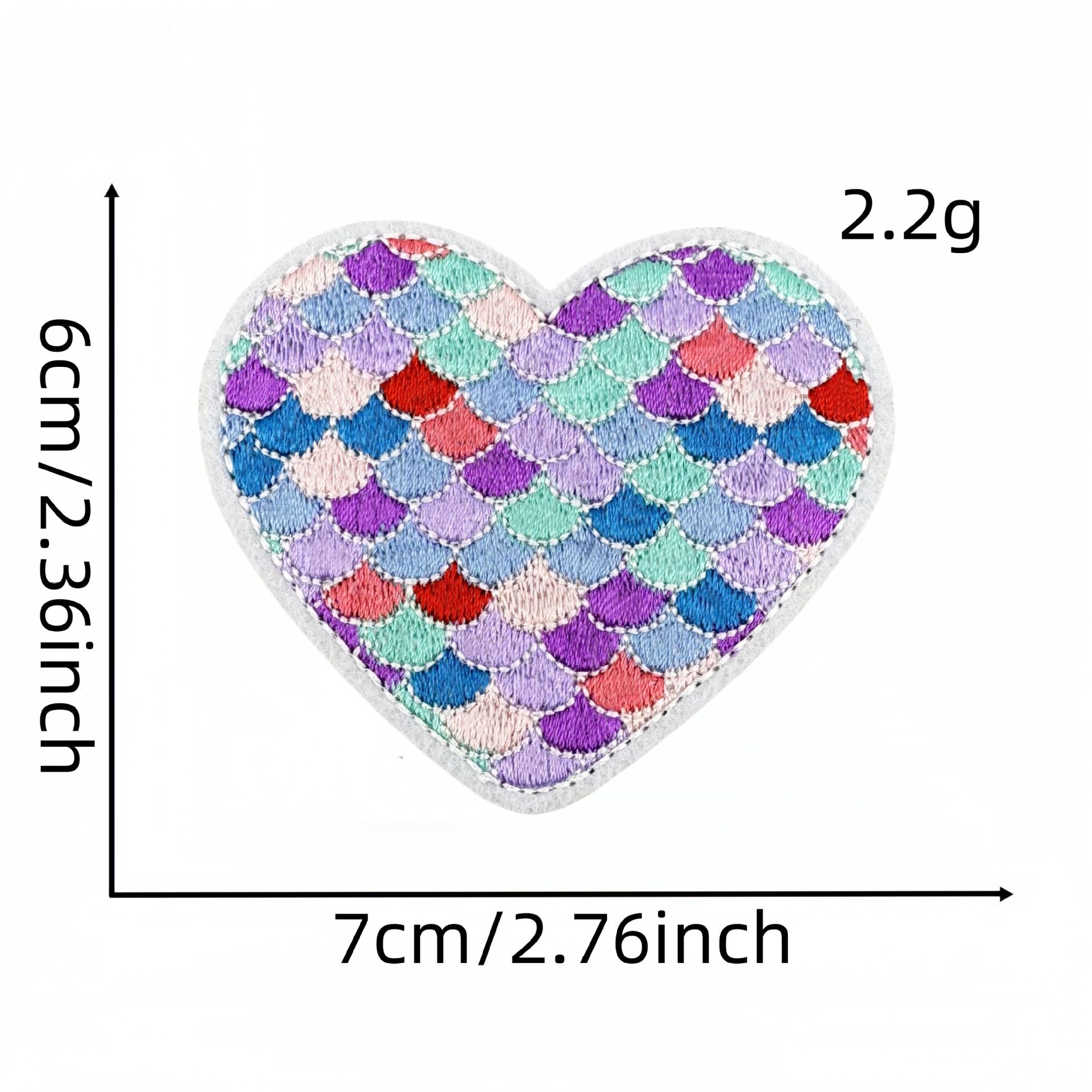 Wholesale  Cartoon Mermaid Embroidery  Summer Cloth DIY Patches