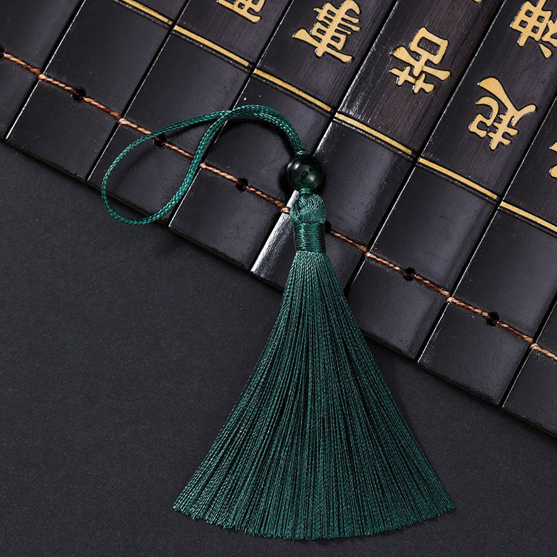 Wholesale 7cm Beaded Ice Silk Tassel Pendant