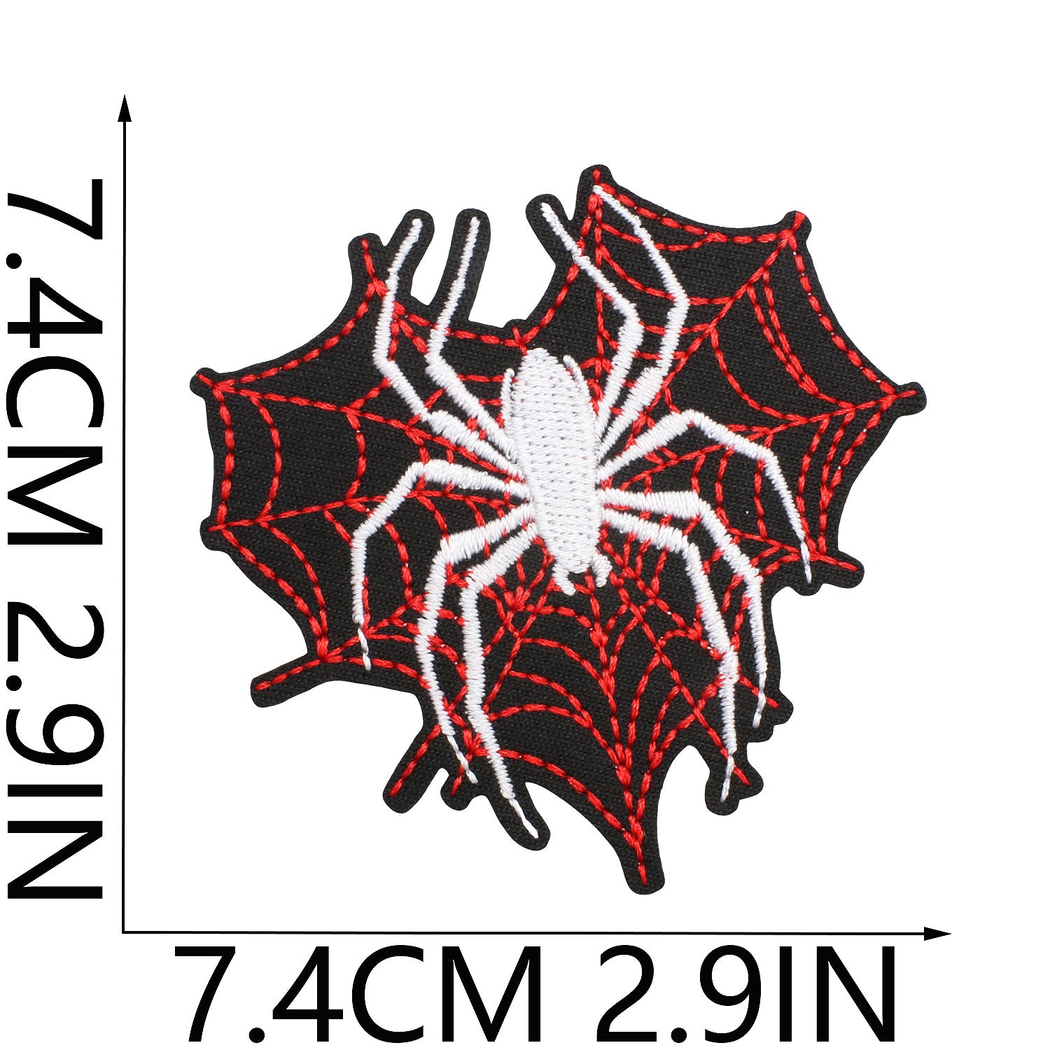 Wholesale Rose' s Covenant Embroidered  Romantic Skull Couple' s DIY Patches