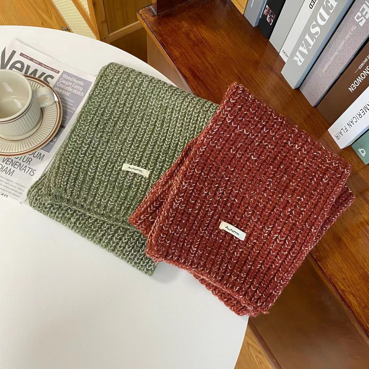 Wholesale Handmade Crocheted Vintage Knitted Warm Scarf