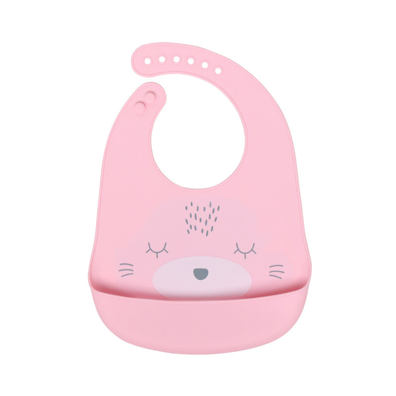 Wholesale Silicone Printed Adjustable Baby Bibs