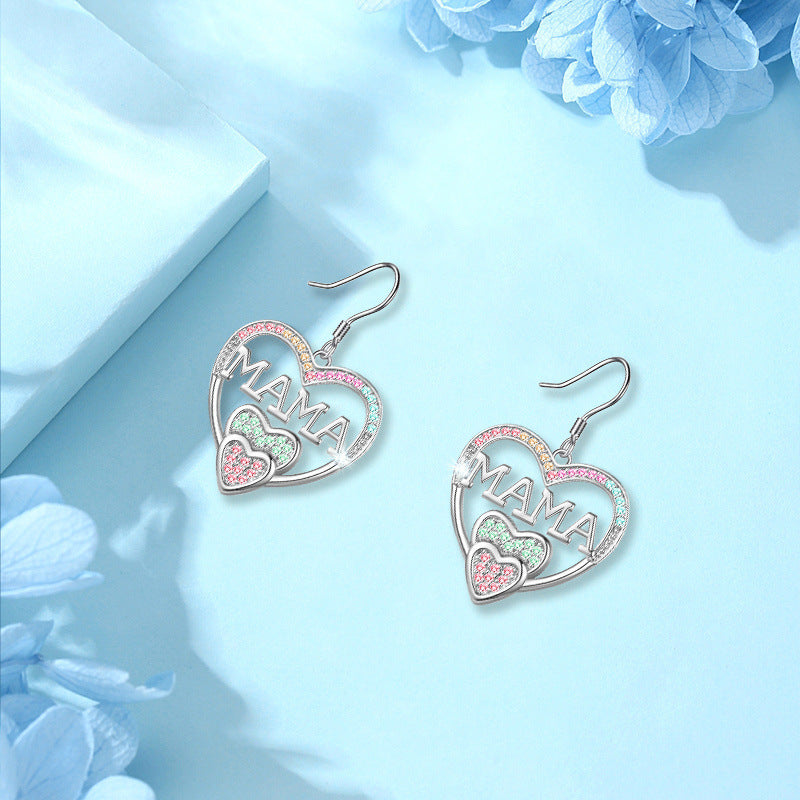 Wholesale Mother' s Day Gift Earrings Exquisite Shiny All-match Luxury Earrings