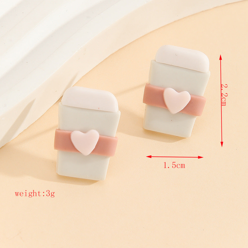 Wholesale Valentine' s Day Love Angel Earrings