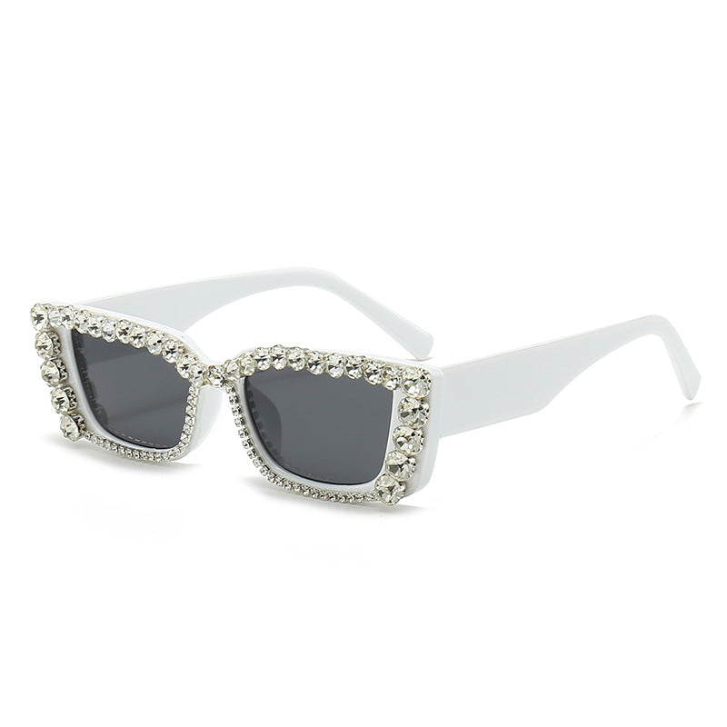 Wholesale UV protection personalized diamond-studded sunglasses