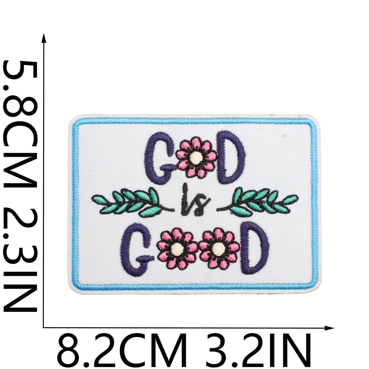 Wholesale God' s Will Embroidered Cloth Patch Bag Decoration Holy Gold  DIY Patches
