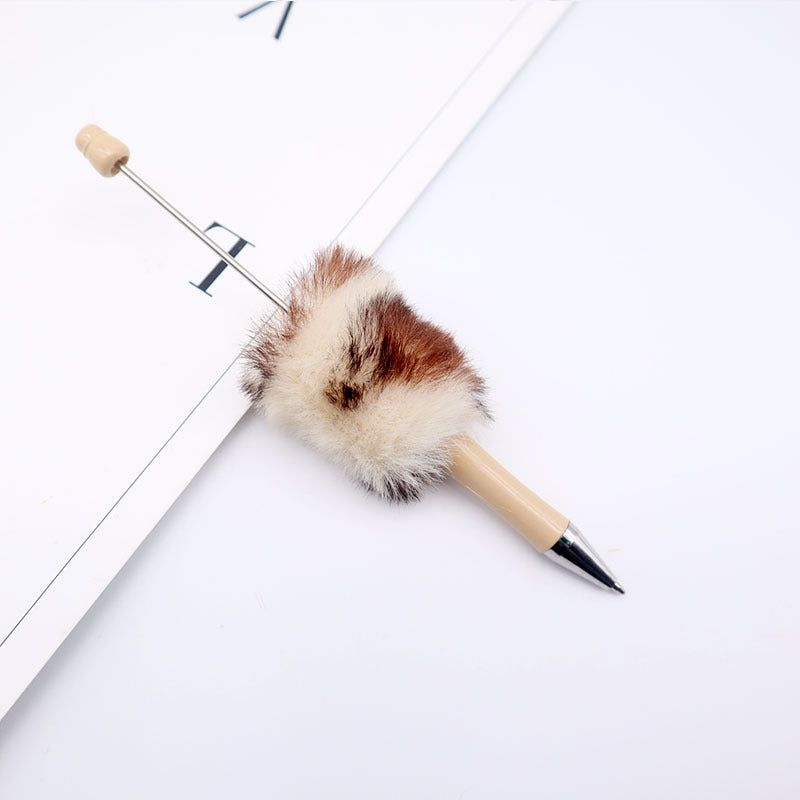 Wholesale Cartoon beaded cute pen with cute beads and cute girly gift pen