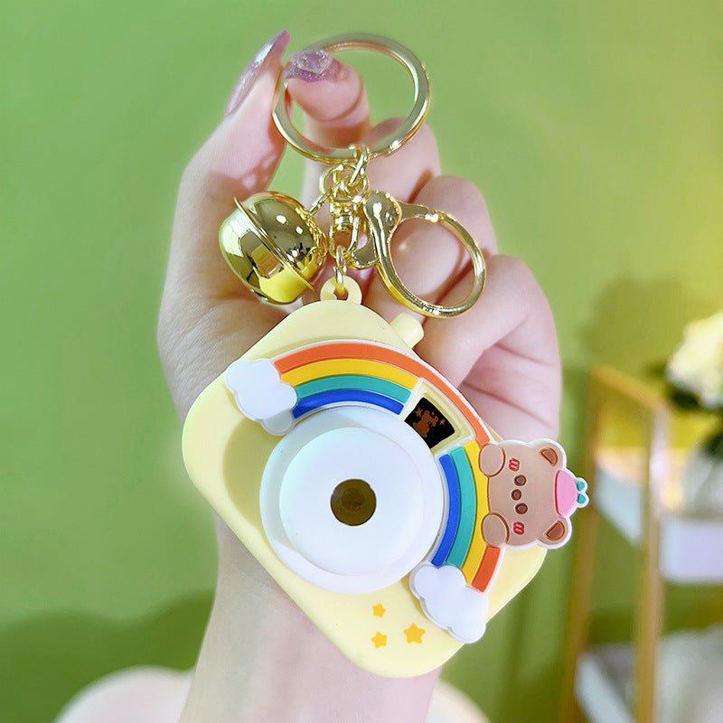 Wholesale Cartoon Cute Plastic Projection Camera Keychains