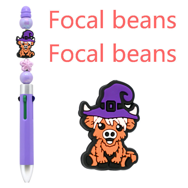 Wholesale Random 100pcs Easter Animal Beads DIY Focal Beads