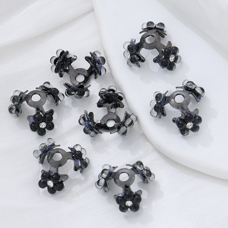Wholesale 10pcs Five pointed star flower tray Beads