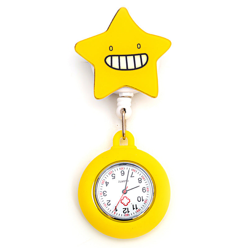 Wholesale Silicone Cartoon Telescopic Nurse Pocket Watch
