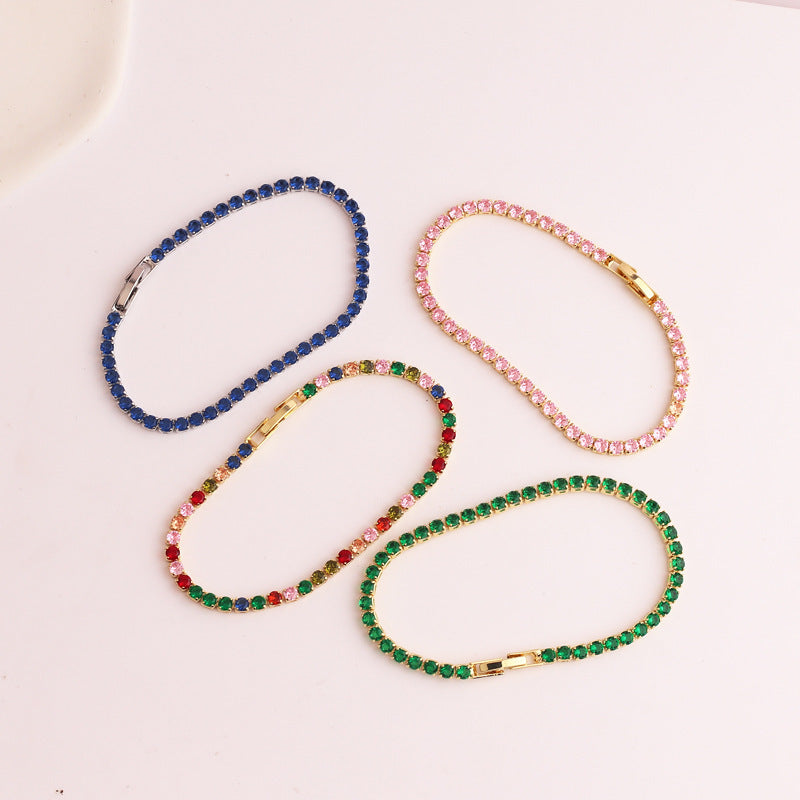 Wholesale Colored zircon bracelet