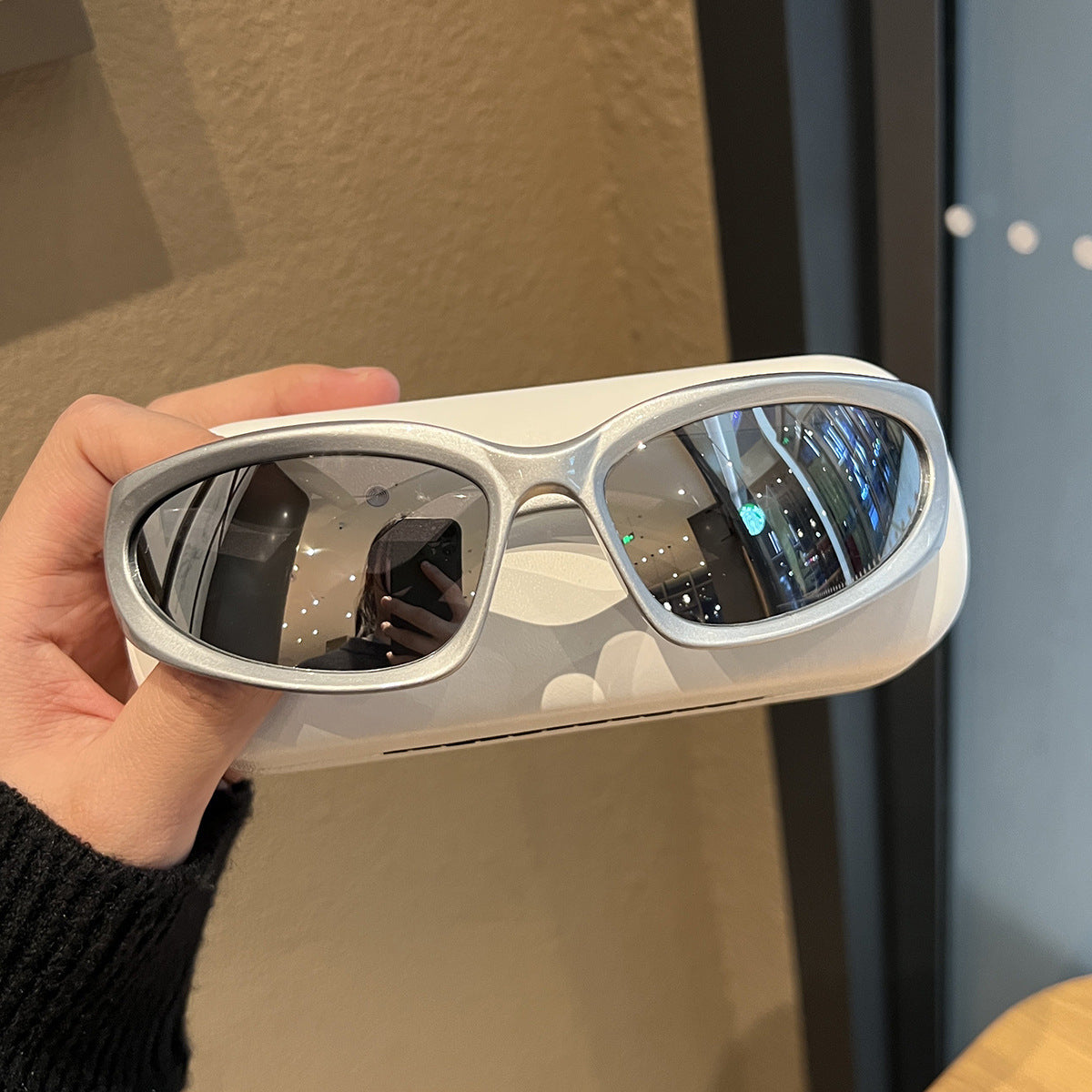 Wholesale No makeup glasses retro cat eye women's sunglasses