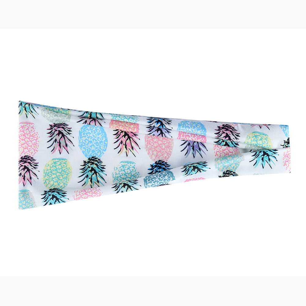 Wholesale Yoga Printed Bohemian Stretch Headband