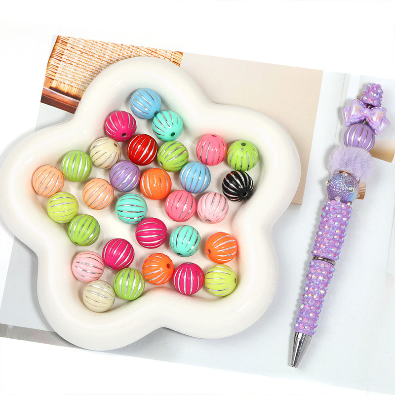 Wholesale 100pcs/pack 15mm acrylic lantern beads diy loose beads