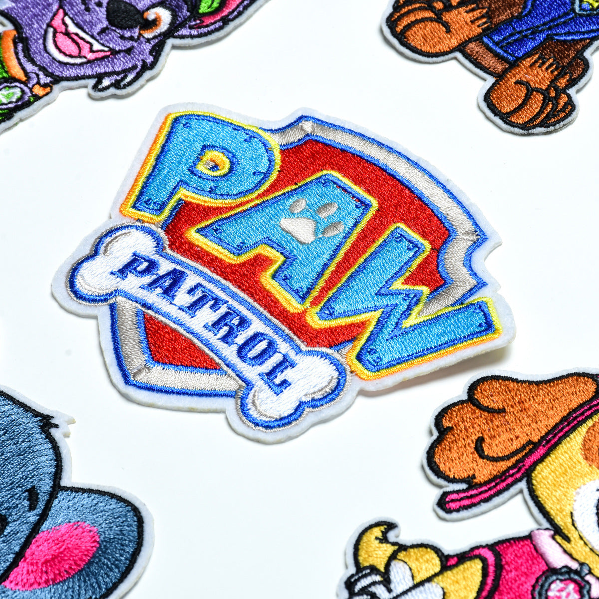 Wholesale Cute Puppy Embroidery Patches 23 Styles Cartoon Cloth Patch Set For Clothing Bags Towels Kids DIY Repair Decor Chic Fashion Accessory