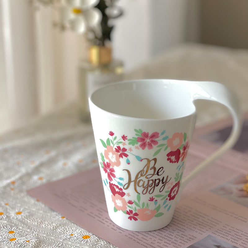 Wholesale Vintage Floral Ceramic Mugs