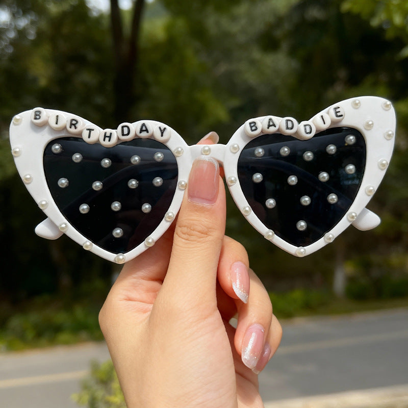 Wholesale Party Heart Earrings Men' s/ women' s sunglasses
