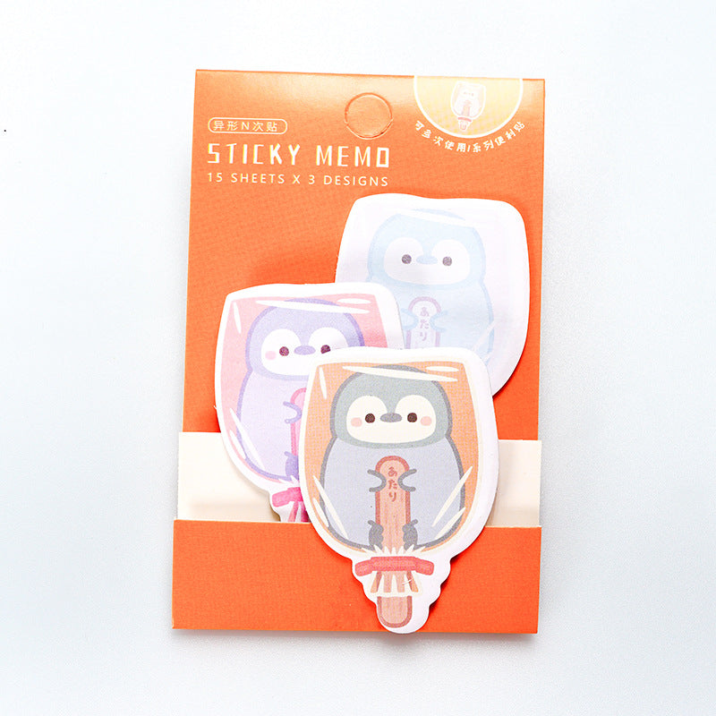 Wholesale 10 PCS Cute Cartoon Paper Sticky Notes
