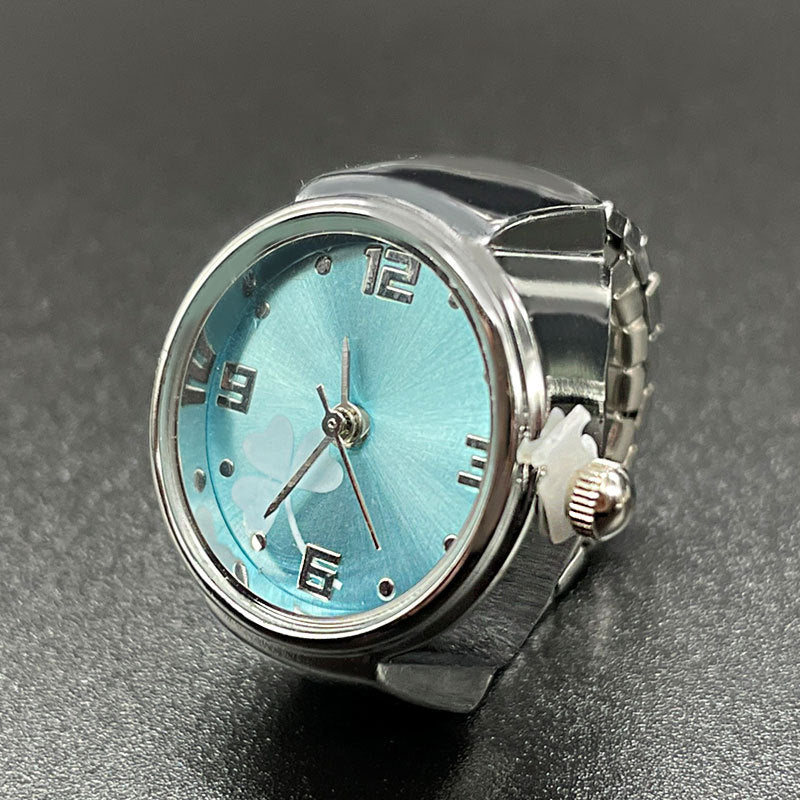Wholesale [Ring Watch] fashion men and women couple alloy shell ring watch