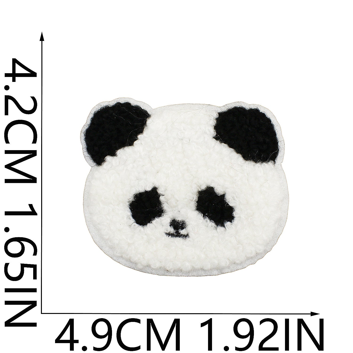Wholesale Cute Panda Embroidery Patch For Clothing And Bag Decoration DIY Craft Supply Trendy Fashion Accessory For Resale