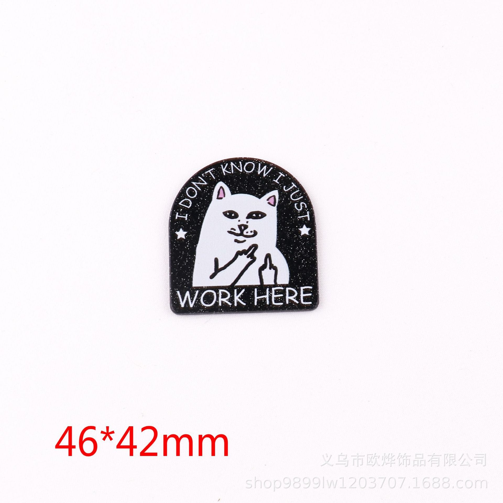 Wholesale 10PCS FlatBack Acrylic Pin Cute DIY Patch Accessories