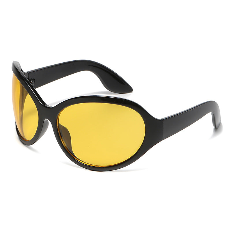 Wholesale Y2K Oversize Box PC Hip-hop Sunglasses