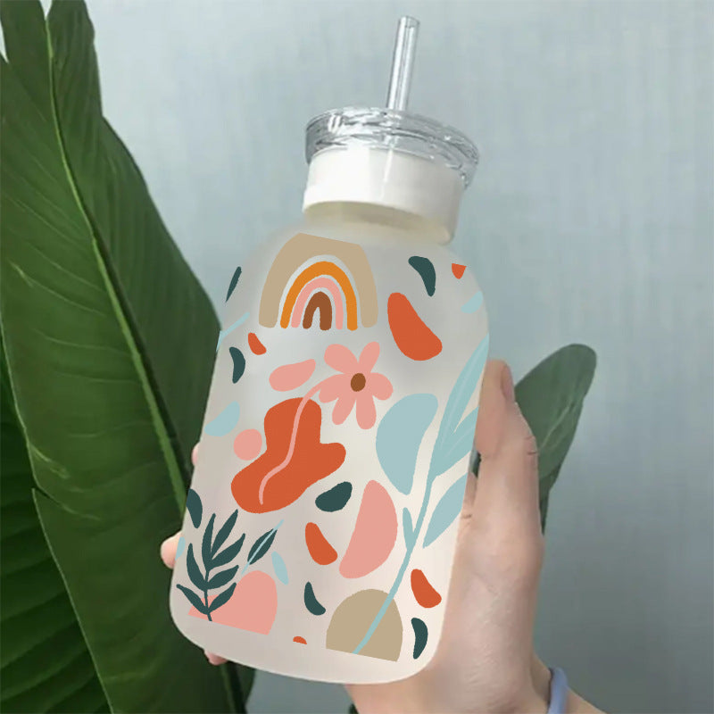 Wholesale Tulip Flower Leaf Series 16oz Cup UV DTF Wraps