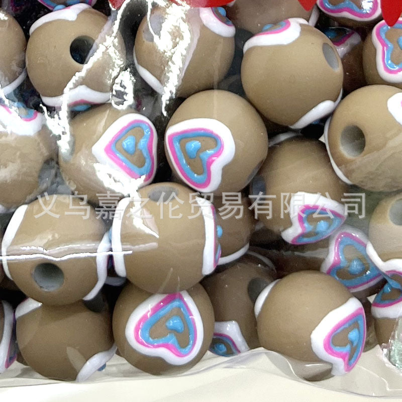 Cuentas acrílicas de 200pcs de 200 piezas al por mayor