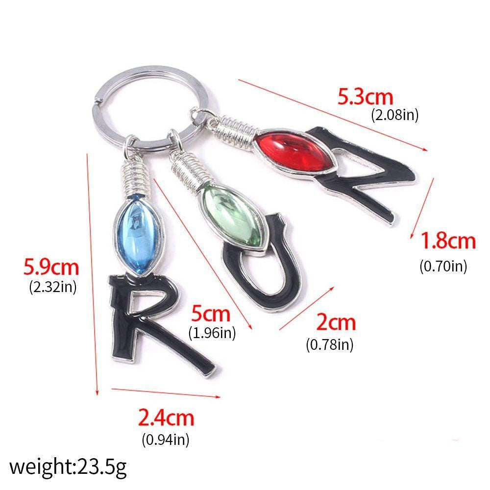 Wholesale Cartoon 26 letter waffle metal keychain OLY Exclusive