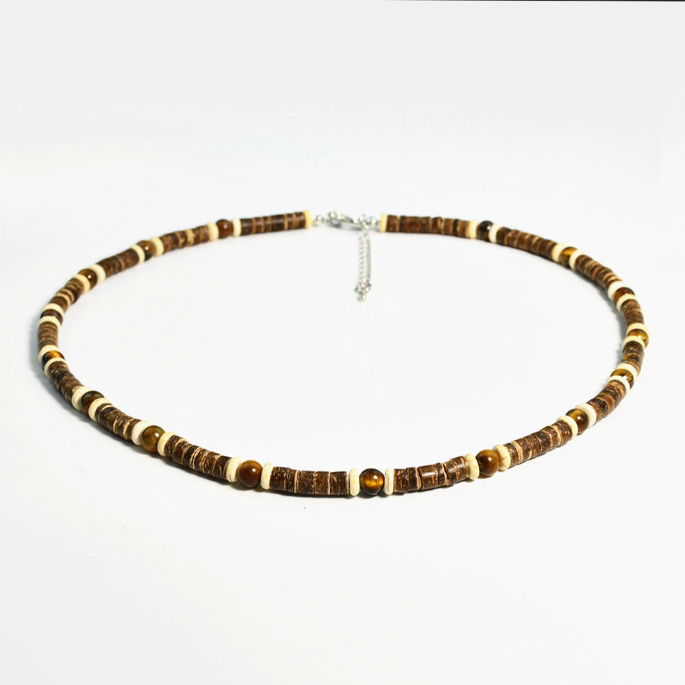 Wholesale  Coconut Shell Wood Beaded Necklace