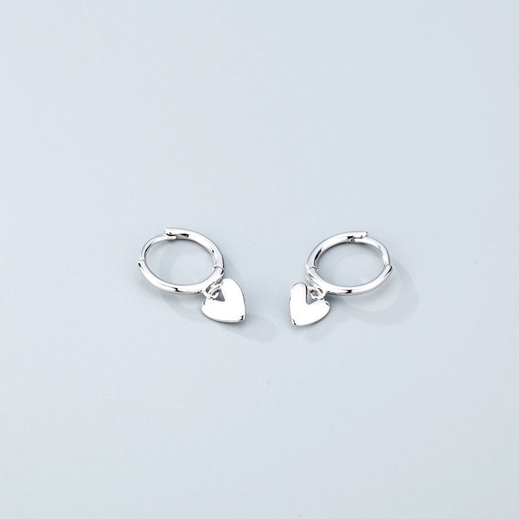 Wholesale 925 Sterling Silver Heart-shaped Earrings