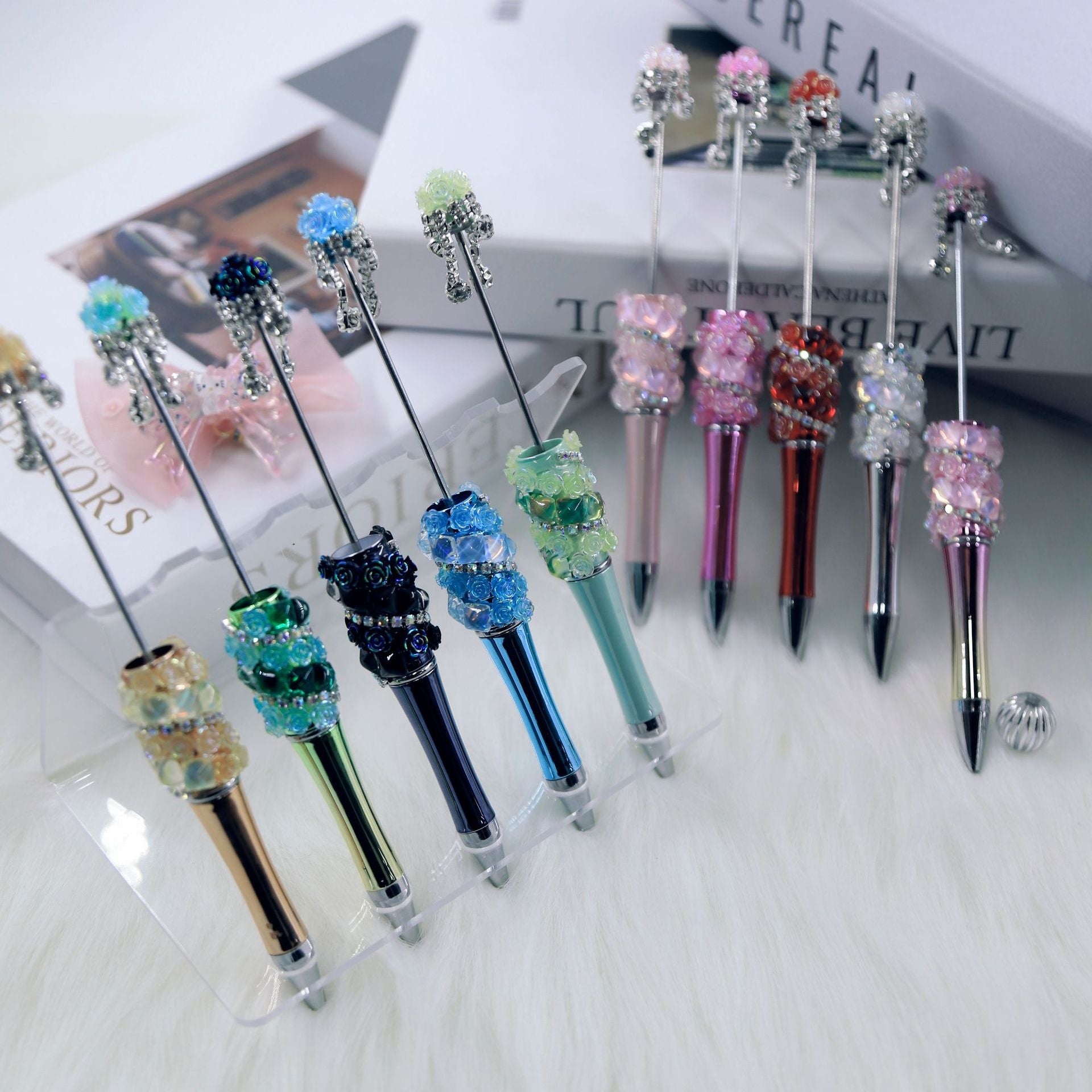 Wholesale DIY flower diamond bead pen