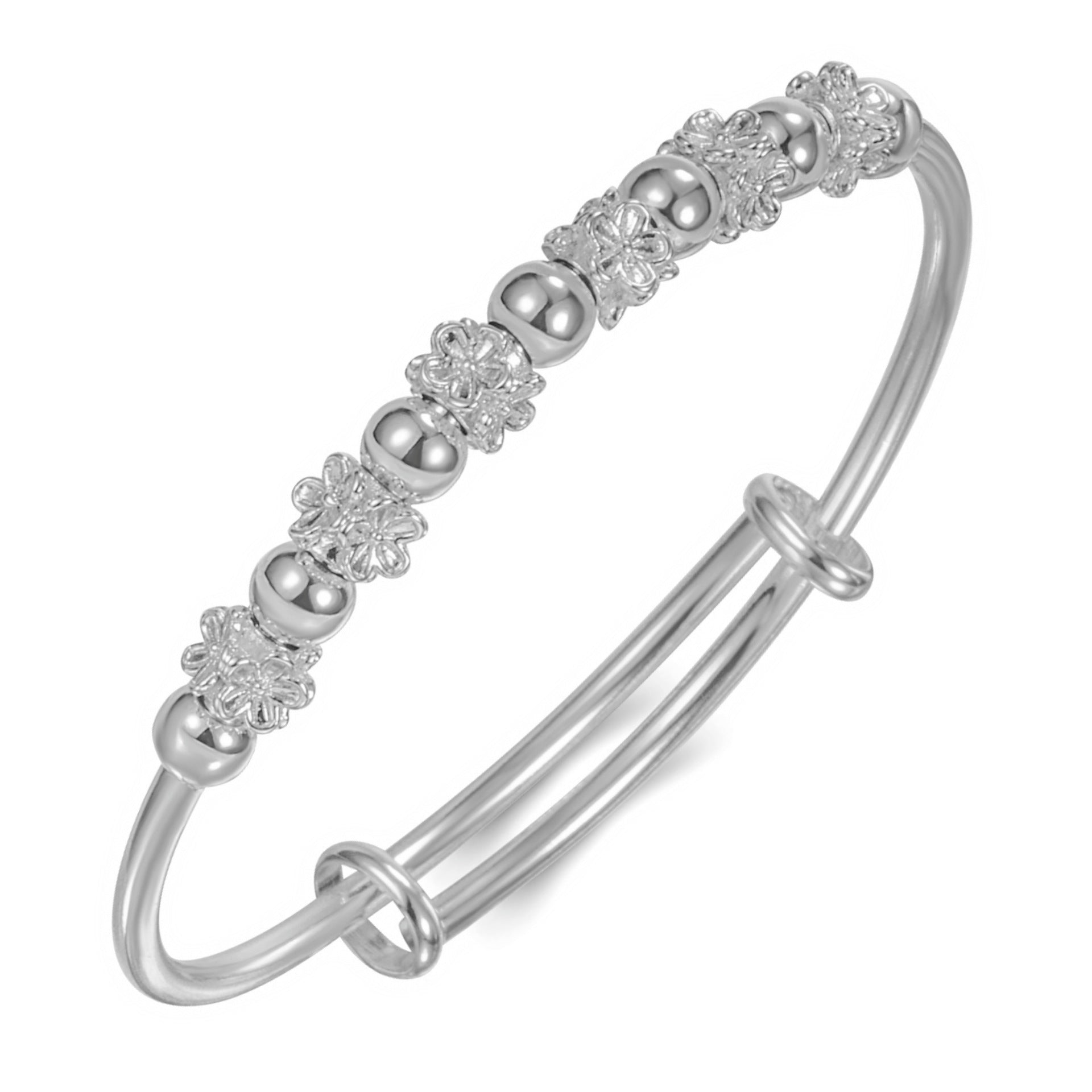 Wholesale Plum blossom rotating bead bracelet