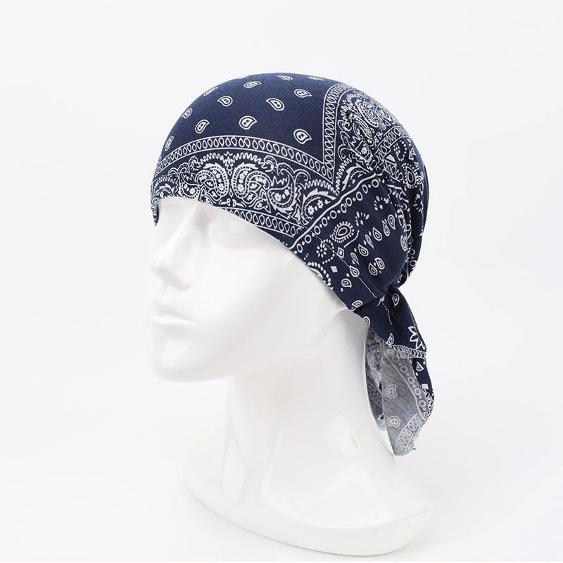 Wholesale Pirate Single Layer Cashew Flower Cotton Polyester Hat