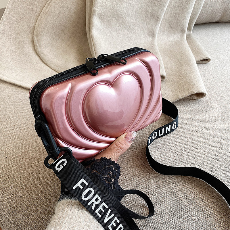 Wholesale PU Leopard Heart Bag