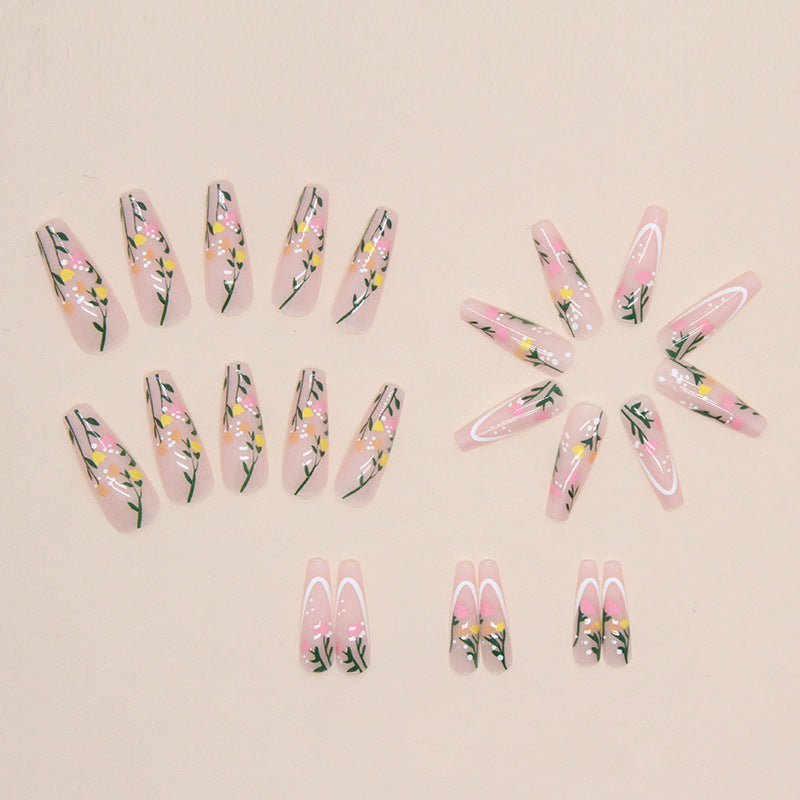 Wholesale Tulip Flower Bushes Nail Stickers