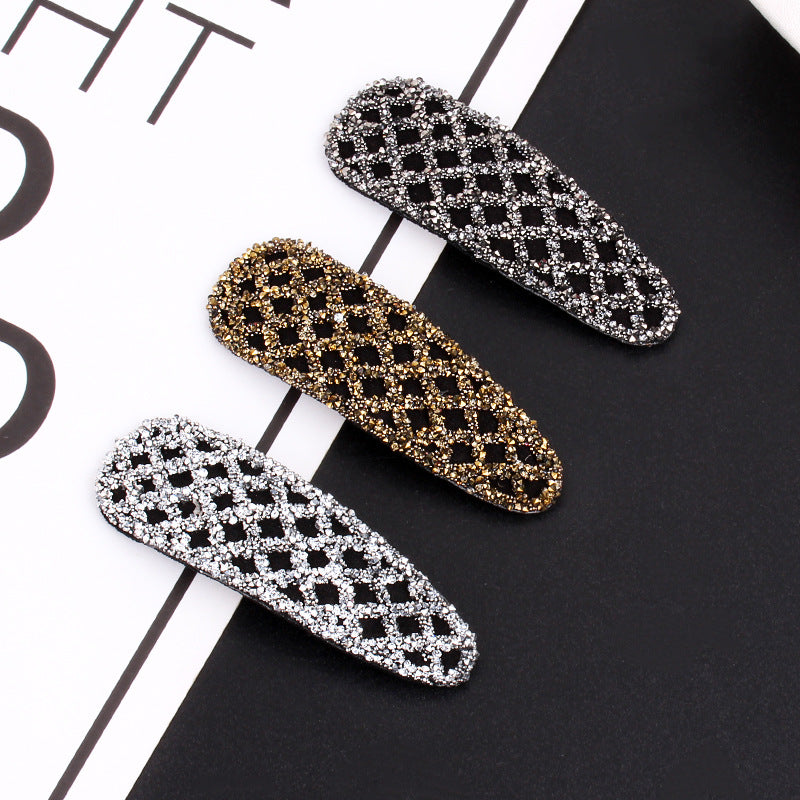 Wholesale Grid Diamond Hair Clips