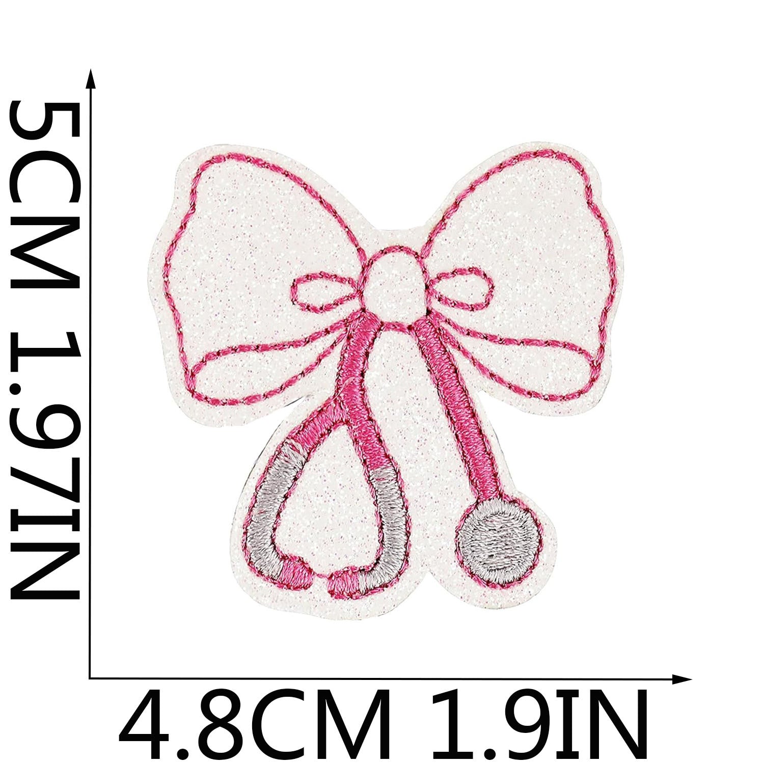Wholesale Nurse ID Clip Decoration Embroidered Cloth Sticker