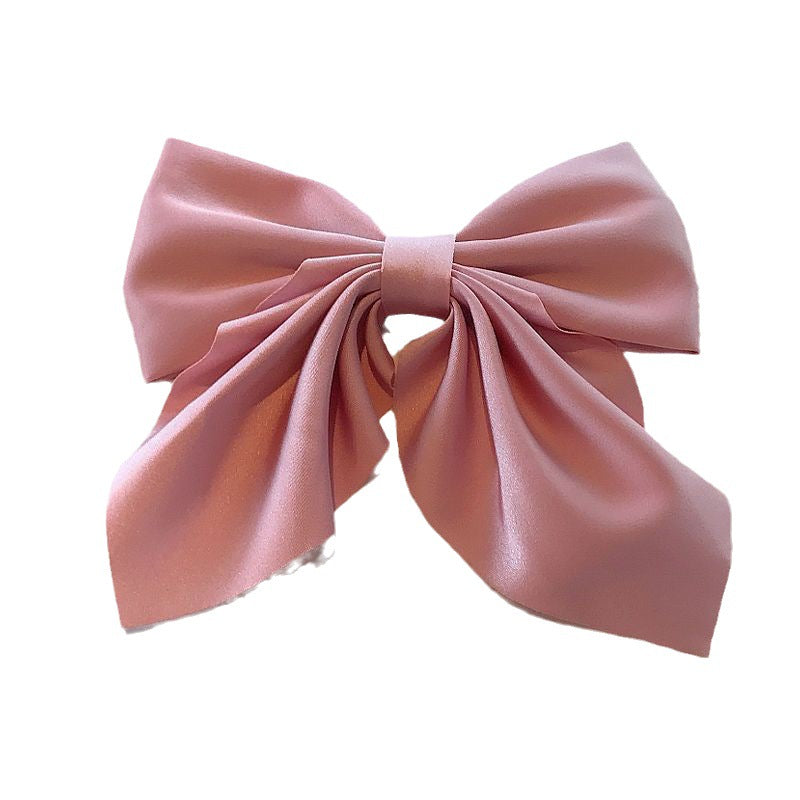 Wholesale Wholesale solid color temperament college style bow hairpin